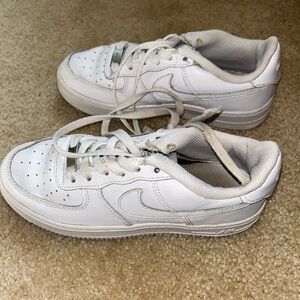Kids White Nike Sneakers